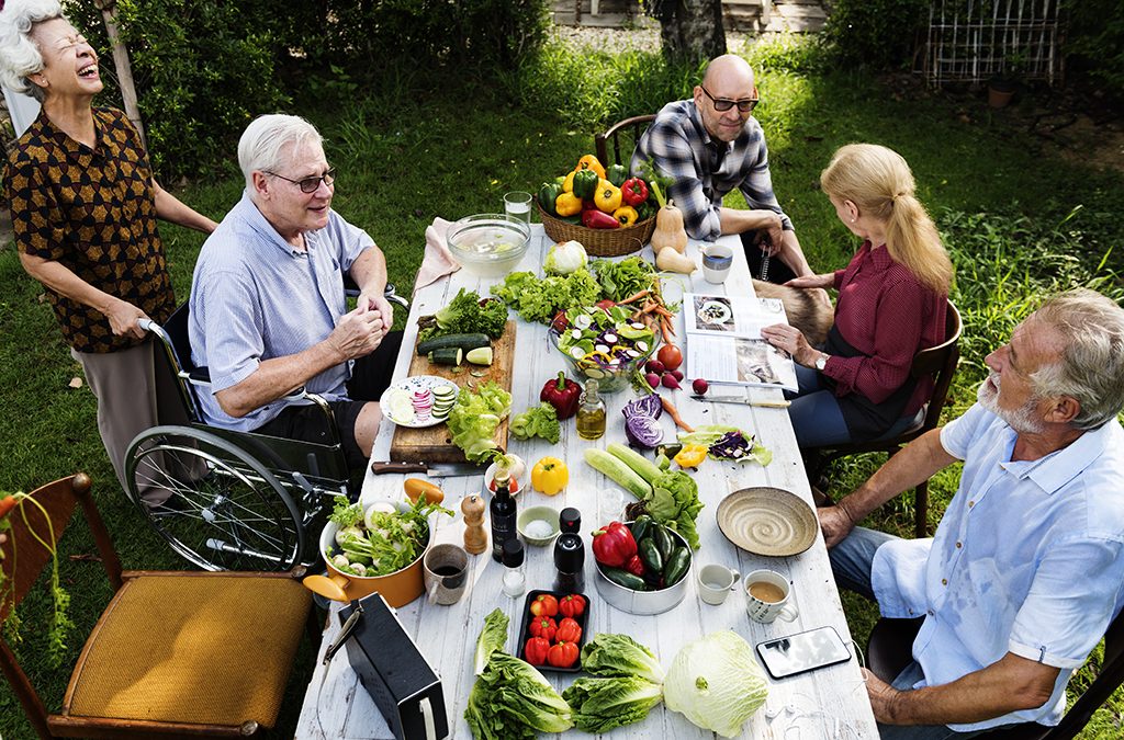 Alimentación saludable para personas mayores